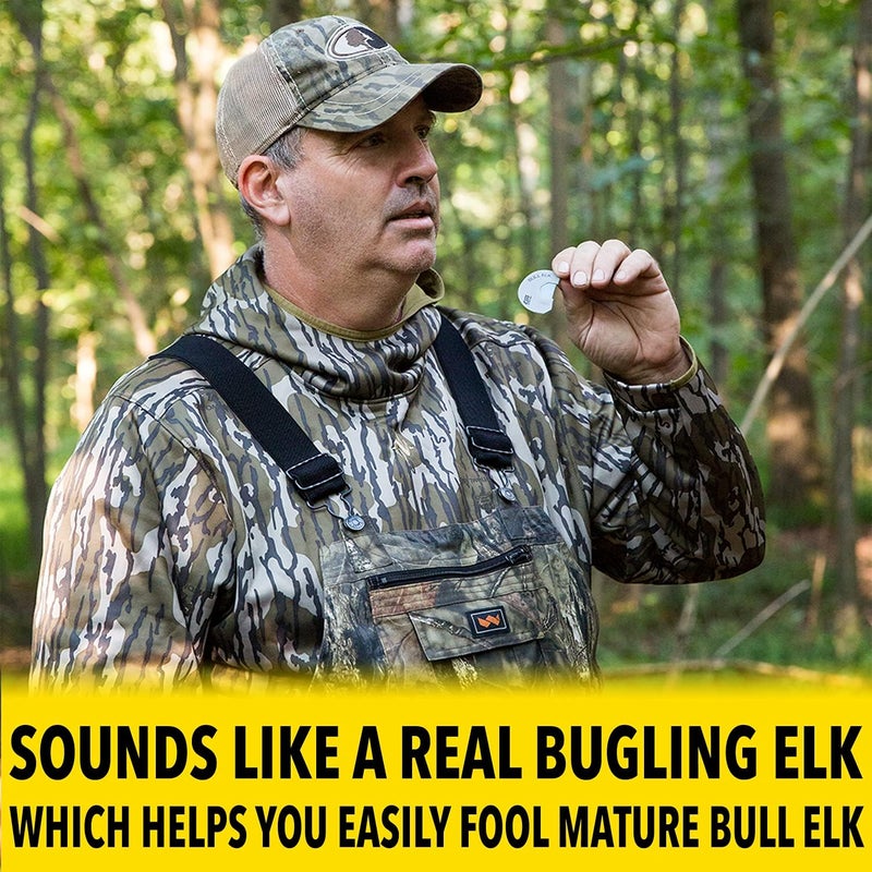 ESH Store Bull Elk Call & Cow Elk Call – Realistic Diaphragm Style Mouth Calls – Double Reed Bull Elk Calls for Hunting – Compact Bugling Bull Elk Calls for Beginner & Pro Hunters – Elk Hunting Calls - Image 2