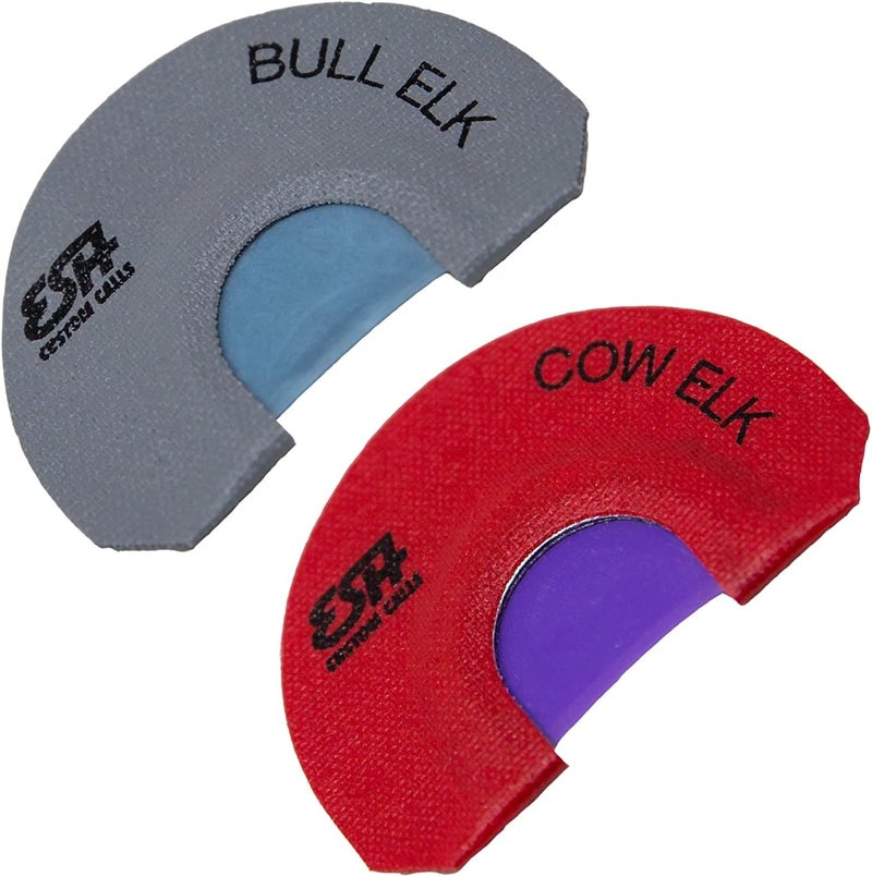 ESH Store Bull Elk Call & Cow Elk Call – Realistic Diaphragm Style Mouth Calls – Double Reed Bull Elk Calls for Hunting – Compact Bugling Bull Elk Calls for Beginner & Pro Hunters – Elk Hunting Calls - Image 1