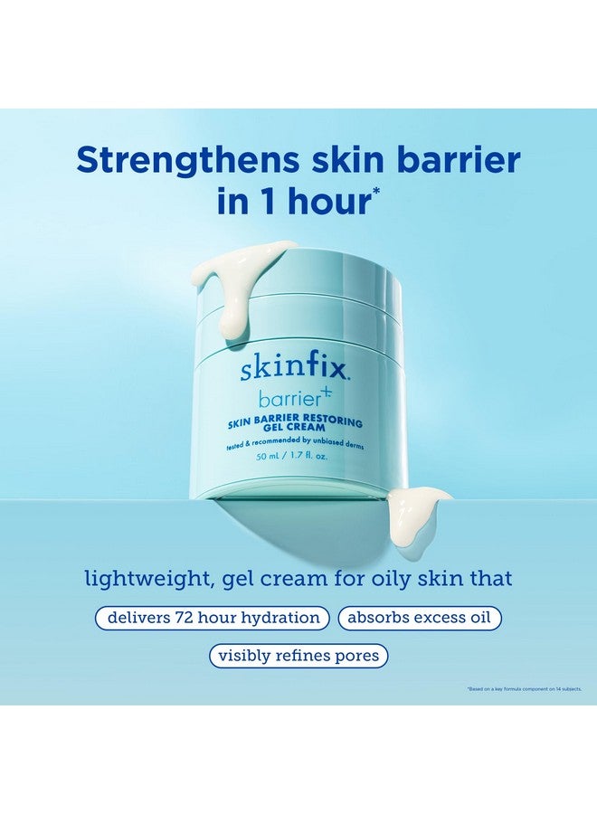 Skinfix Skinfix Barrier+ Skin Barrier Restoring Gel Cream: Formulated with Niacinamide & Peptides, Ideal for Oily and Blemish-Prone Skin, Restores Skin Barrier, 1.7 oz  - Image 2