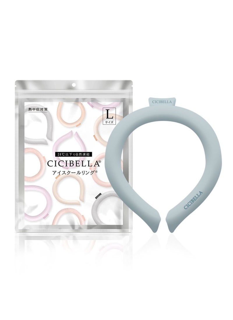 CICIBELLA Ice Neck Cooling Tube - Reusable Cooling Neck Ring for Summer Heat - Wearable and Hands-Free Sports Neck Cooler for Outdoor Indoor - Sea Blue  - Image 2