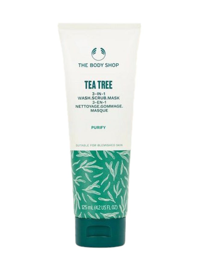 Tea Tree 3-in-1 Wash, Scrub & Mask