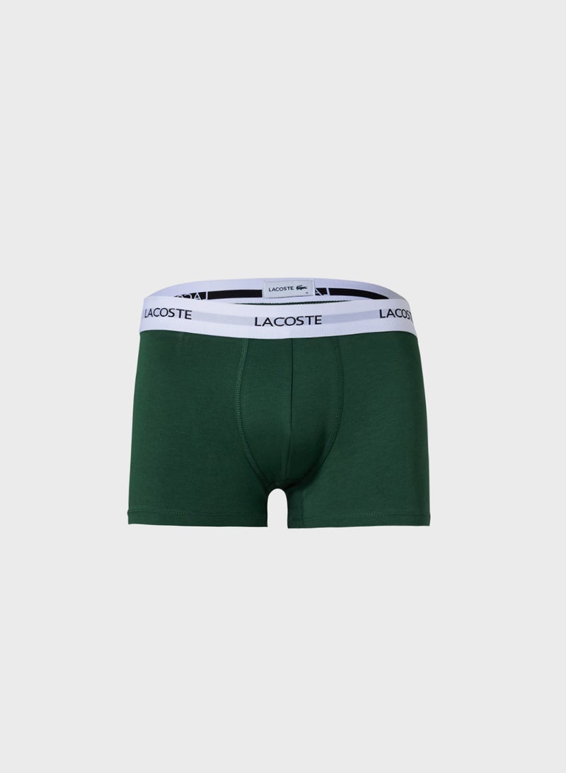 LACOSTE 3-Pack Stretch Cotton Trunks - Image 3