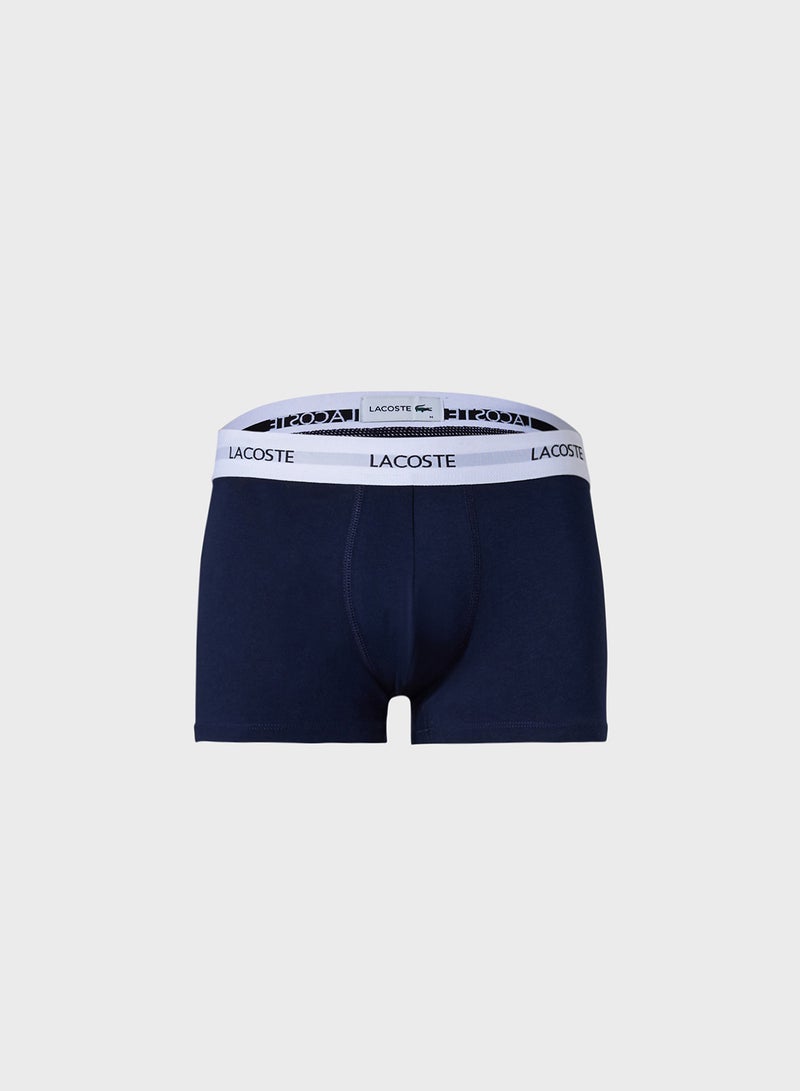 LACOSTE 3-Pack Stretch Cotton Trunks - Image 4
