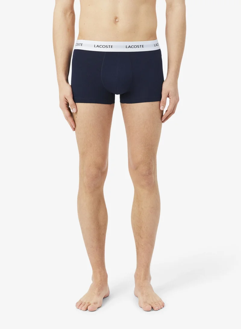 Lacoste 3-Pack Stretch Cotton Trunks