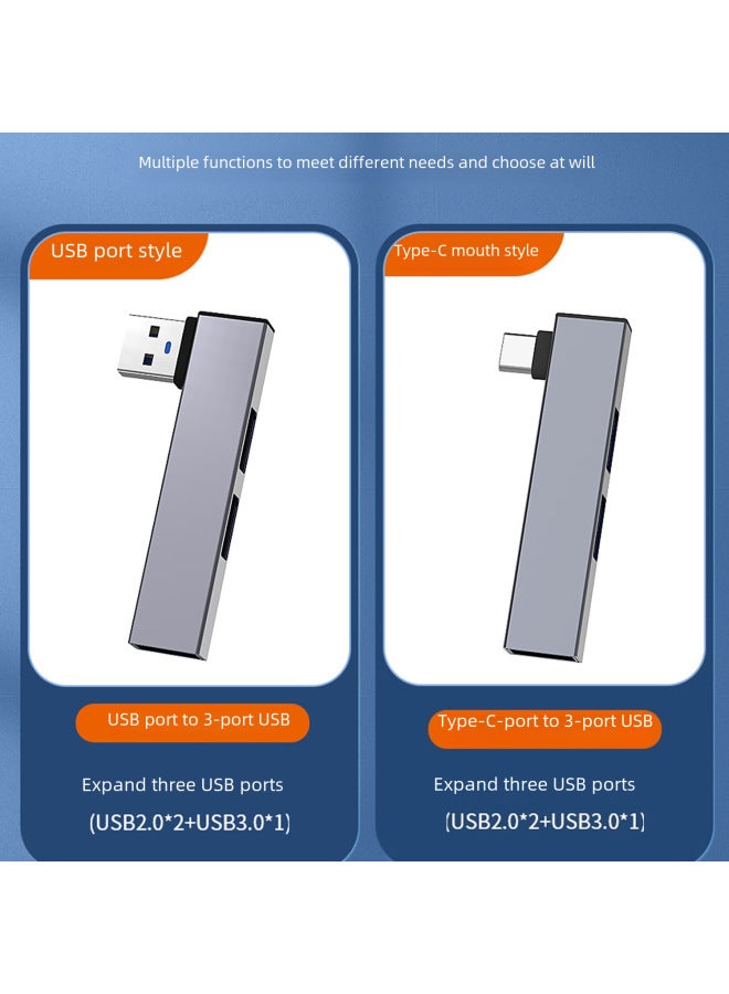 محول USB 3.0 مباشر، موزع محطة إرساء، محول Type-C، موزع زاوية، موزع توسيع محطة إرساء - Image 3