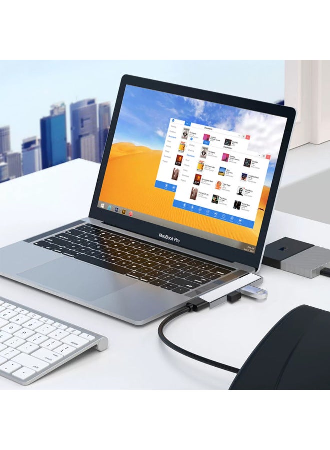محول USB 3.0 مباشر، موزع محطة إرساء، محول Type-C، موزع زاوية، موزع توسيع محطة إرساء - Image 2