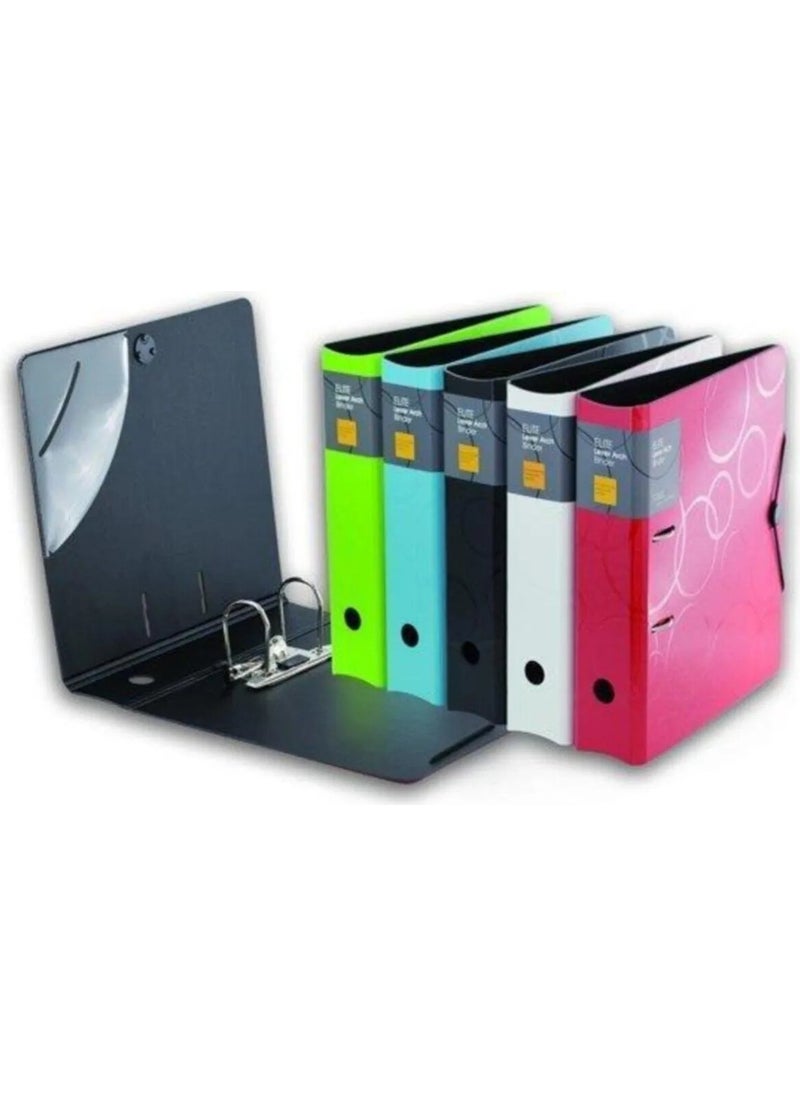 Maestro 15 Pieces Neon Colors Super Luxury Folder (3 Pieces for Each Color)  - Image 3