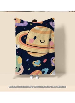 General Baby and children's cartoon flannel thin blanket (warm and comfortable, suitable for sleep, game use) 70cm*100cm - 525  - Image 1