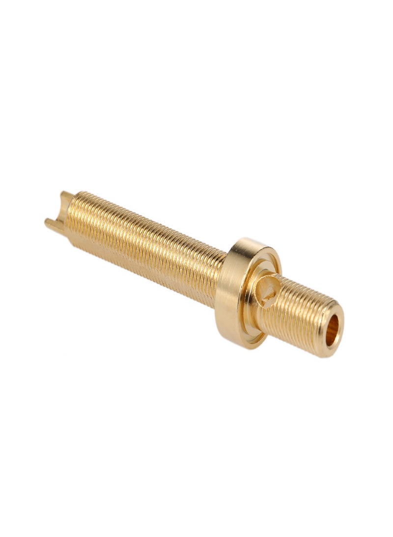 1 Pair Hifi Terminals 24 Gold Plated Longer Speaker Terminal Right and Left Channels Binding Post Banana Socket Audio Connector Terminals High-end Solderable 4 mm Plug  - Image 2