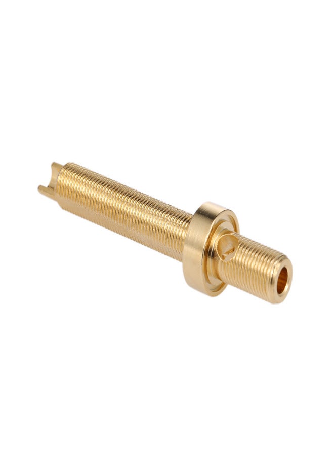 1 Pair Hifi Terminals 24 Gold Plated Longer Speaker Terminal Right and Left Channels Binding Post Banana Socket Audio Connector Terminals High-end Solderable 4 mm Plug - Image 2