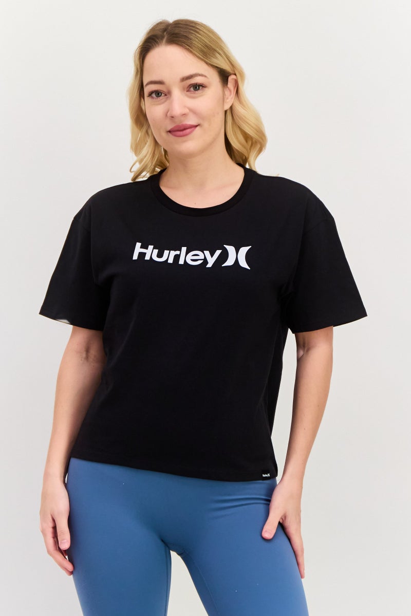 Hurley Women Sportswear Fit Long Sleeves Outdoor Top, Black  - Image 1