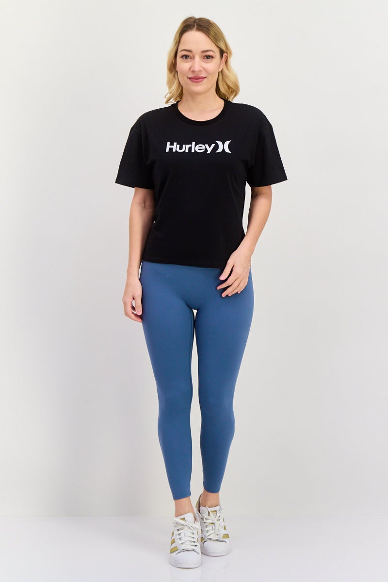 Hurley Women Sportswear Fit Long Sleeves Outdoor Top, Black  - Image 3