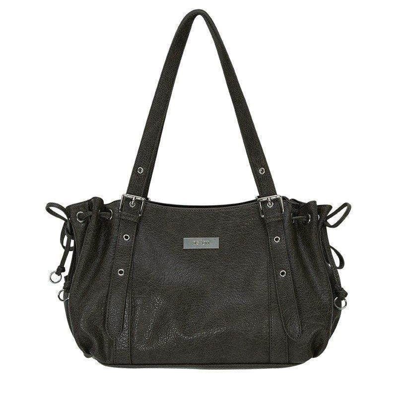 Korean Retro PU Shoulder Bag for Women - Image 5