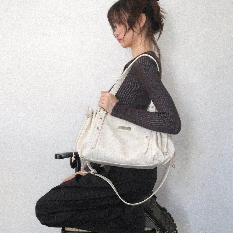 Korean Retro PU Shoulder Bag for Women - Image 3