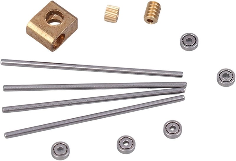 Worm Gear Accurate Metal Degree Transmission Box Compact Lightweight Sturdy 12 Times Reduction Mechanism Gearbox Parts Suitable for, Style B - Image 1