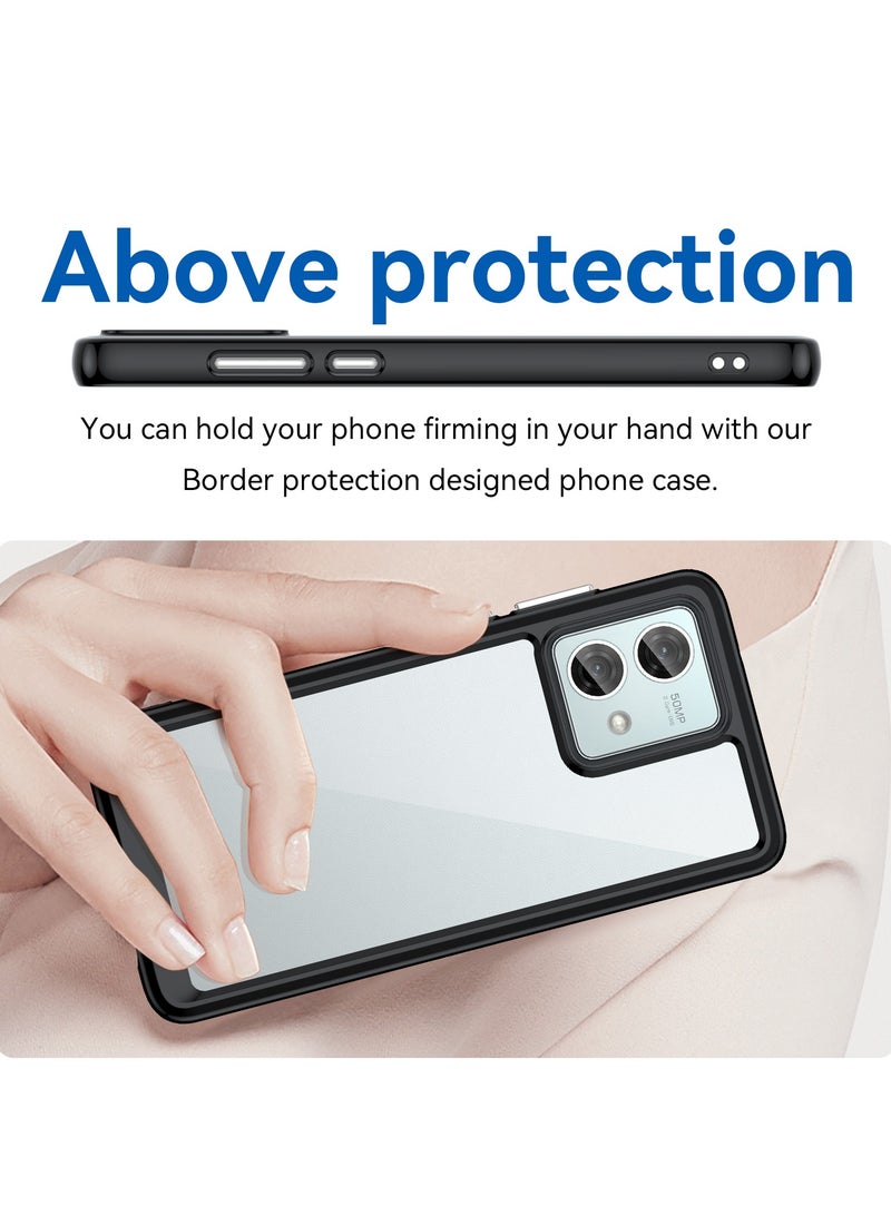 يوارب كينج حالة هاتف حماية ضد الصدمات لموتورولا موتو G84 5G أسود - Image 4