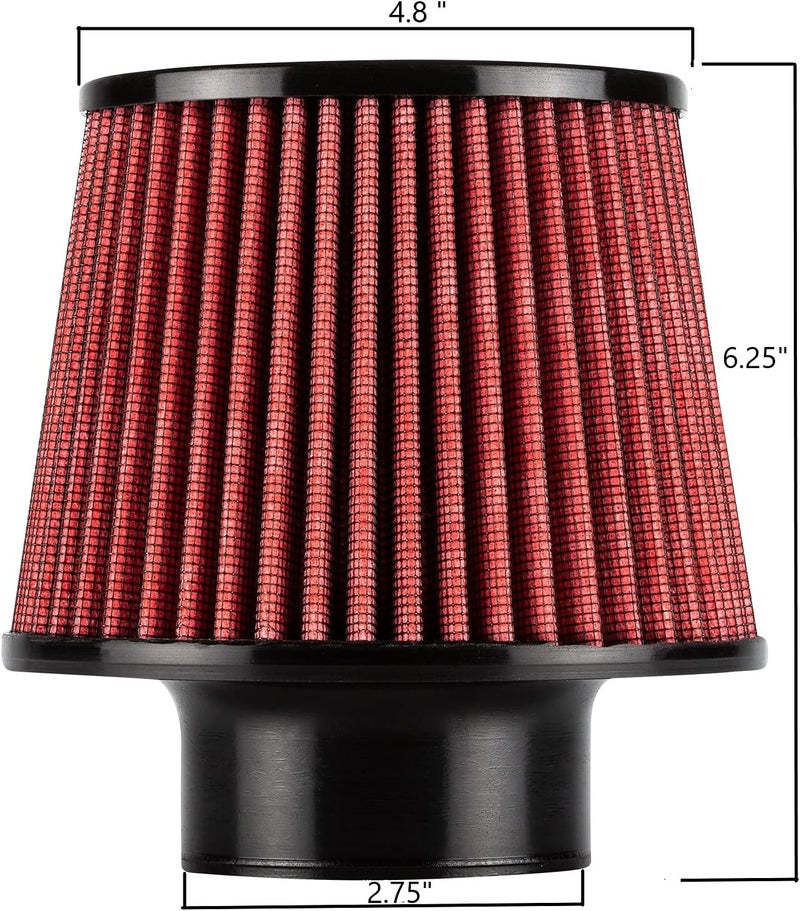 DC Sports 2.75" Universal Air Filter - DC-RAF275 - Image 5