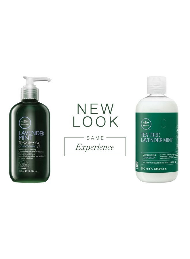 Tea Tree Lavender Mint Moisturizing Conditioner Hydrates + Soothes For Coarse + Dry Hair 10.14 Fl. Oz. - Image 2