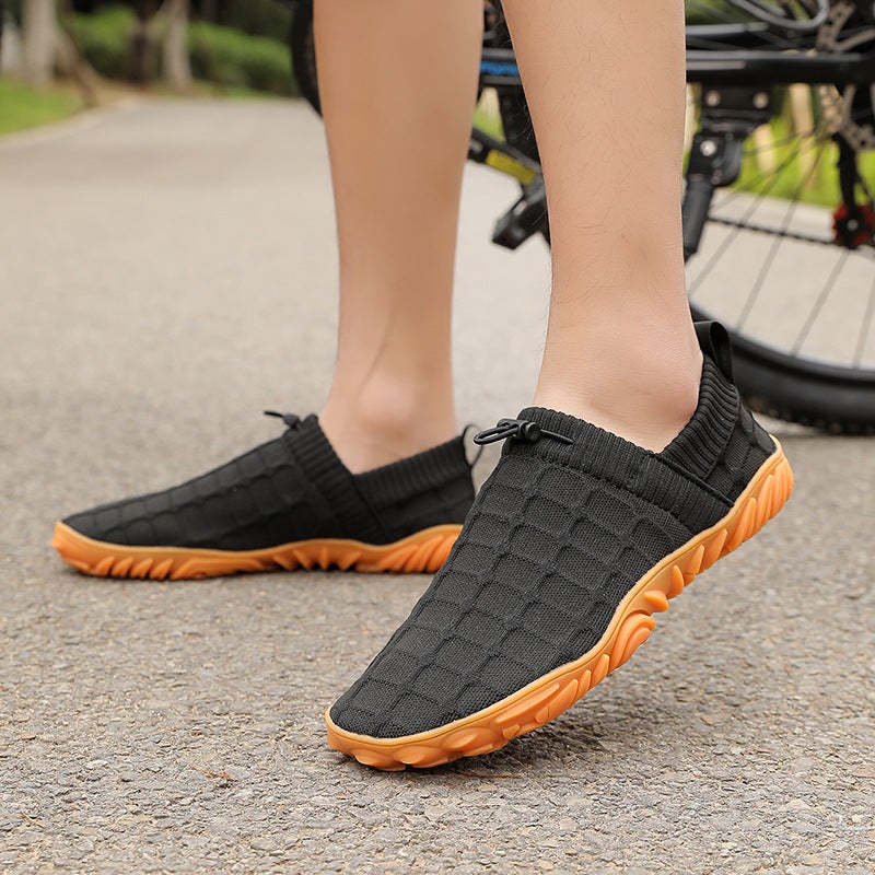 New Outdoor Men''s and Women''s Multi-Color Versatile Barefoot Breathable Fly-Knit Sports Shoes for Hiking, Daily Walking and Morning Exercise Shoes - Image 4