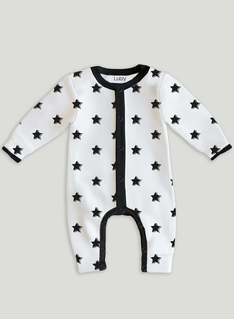 Luay  LUAY 100% Cotton Full Sleeves Printed Baby Romper, Bodysuit Jumpsuit for Baby Girls & Baby Boy (Pack of 6)  | Best Price UAE