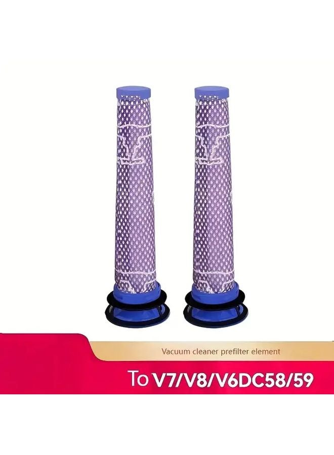 Vacuum Filter Replacement Kit 2 Pre Filters 2 Post Filters 1 Gooseneck Brush - Image 4