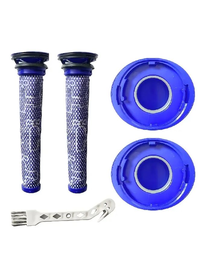 Vacuum Filter Replacement Kit 2 Pre Filters 2 Post Filters 1 Gooseneck Brush - Image 1