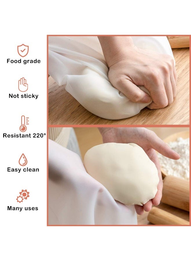 HuiYouHui Kneading Bag, Silicone Kneading Dough Bag,Food Grade Material,Versatile Dough Mixer for Bread, Pastry, Pizza & Tortilla,Flour-mixing Bag Preservation Bag,Cooking Tool - Image 5