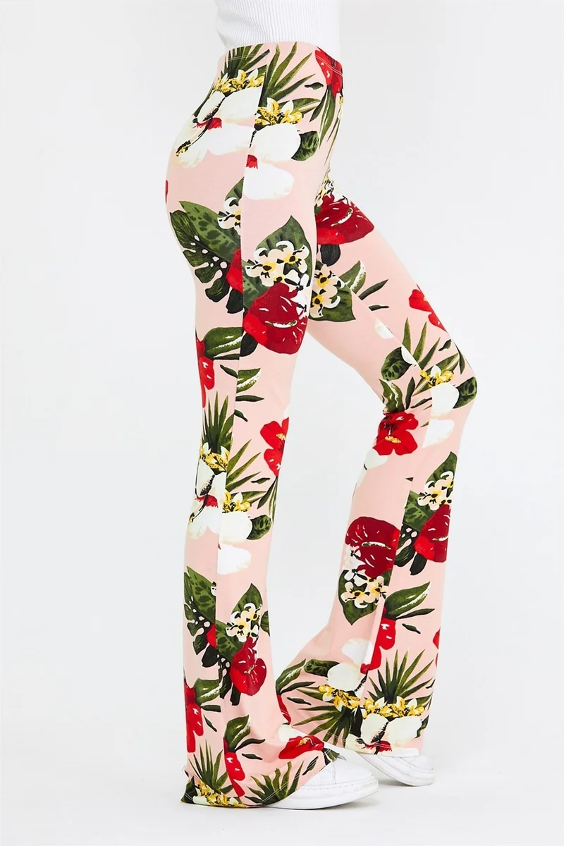 بي ار زد كولكشن Floral Patterned Women's Trousers