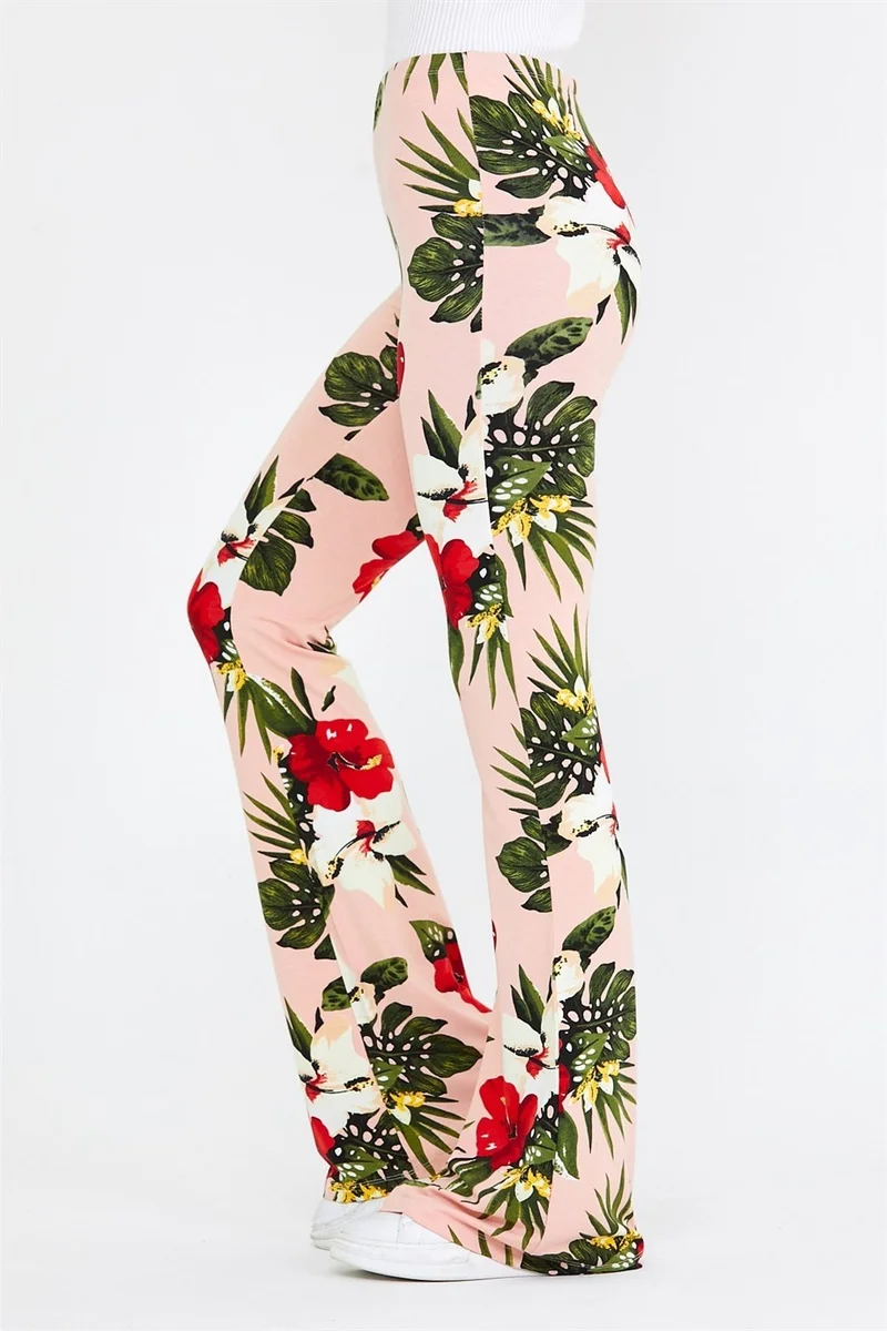 بي ار زد كولكشن Floral Patterned Women's Trousers