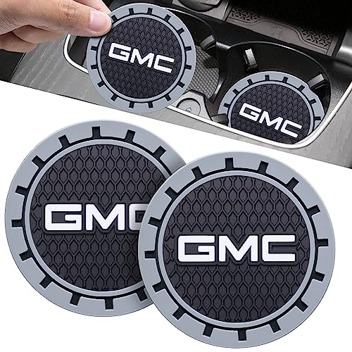 TACOMA Car Cup Holder Coaster for GMC Sierra Denali Canyon Terrain Yukon Jimmy Acadia Recessed Silicone Cupholder Coaster Interior Accessories 275IN 2Pack 04 - Image 1