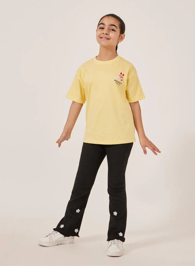 Styli Styli Mickey and Friends Character Print Oversized T-Shirt