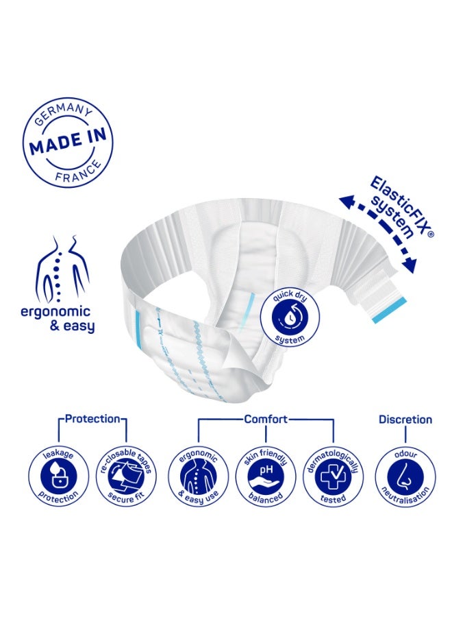 Molicare Adult Diaper, Molicare Premium Elastic, Slip diapers for adult incontinence, Unisex,Extra Large, 6 Drops, 14pcs/pack - Image 4