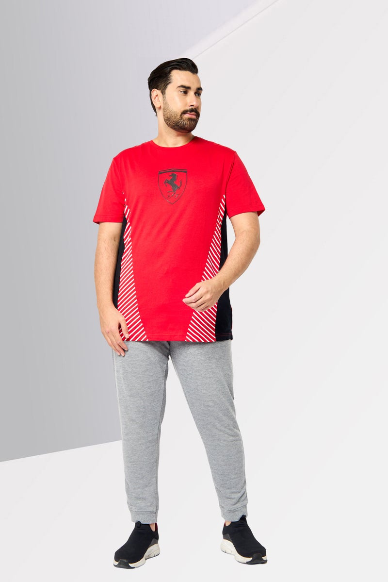 Scuderia Ferrari Men Sportswear Fit Short Sleeves Outdoor T-Shirt, Multicolor - Image 2