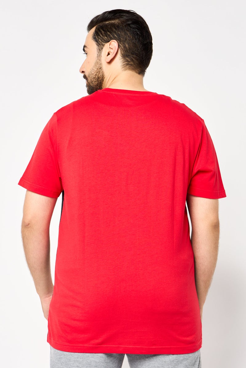 Scuderia Ferrari Men Sportswear Fit Short Sleeves Outdoor T-Shirt, Multicolor - Image 4