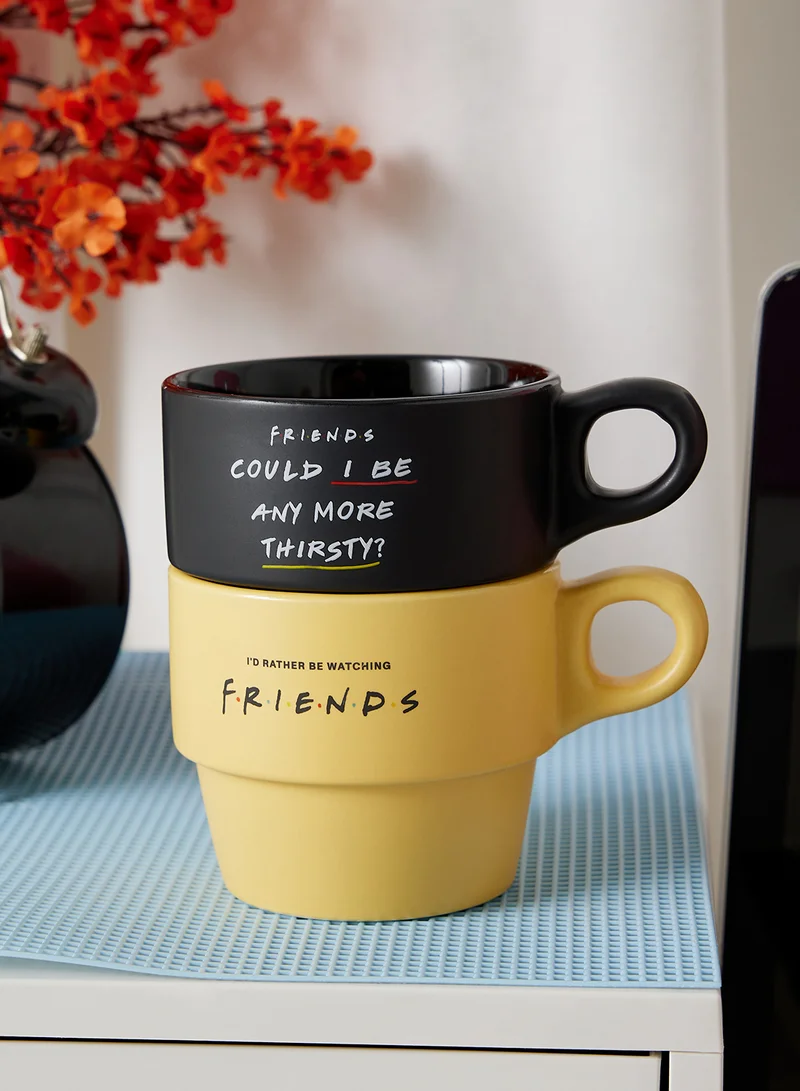 تايبو Space Collab Stacked Mugs Lcn Wb Friends