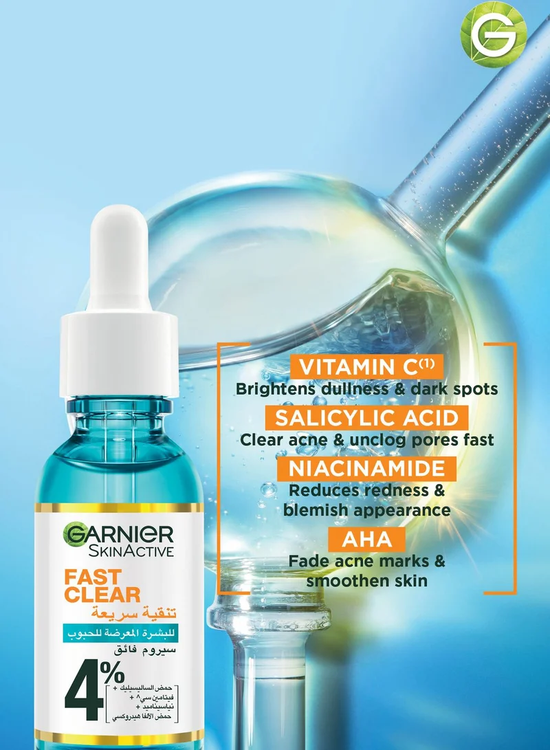 garnier Garnier Skinactive Fast Clear Booster Serum With Salicylic Acid, 15Ml