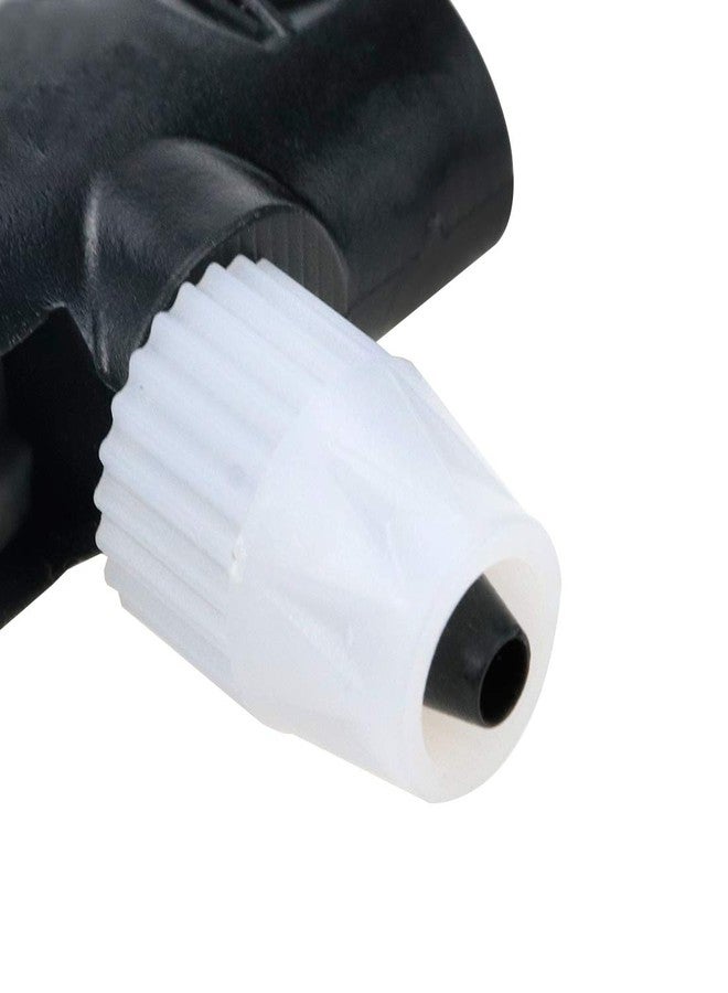 AUTUT 2 Pcs Black Plastic Dual Head Bike Bicycle Pump Head Nozzle Hose Adapter Connector - Image 4
