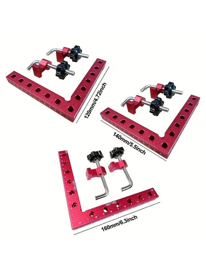 4.7 Inch 90 Degree Woodworking Clamps Aluminum Alloy Corner Clamp Positioning Squares - Image 5