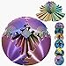 ULTHOOL Gear Ball 3D Printed Spin Ball Cube Fidget Toys Gear Sphere Fidget Toy GearSphere Desk Toy Stress Fidget Balls Fidgets Spinners for Adults Kids Anxiety Relaxing Laser Purple Blue 31 Inch - Image 2