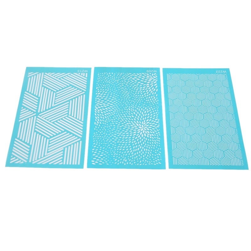 Silk Screen Stencils: 1pc Polyester Material - Reusable, Multi-Surface Compatible Polymer Clay Stencils for DIY Craft Enthusiasts, T Shirt & Canvas Decorators - Image 3