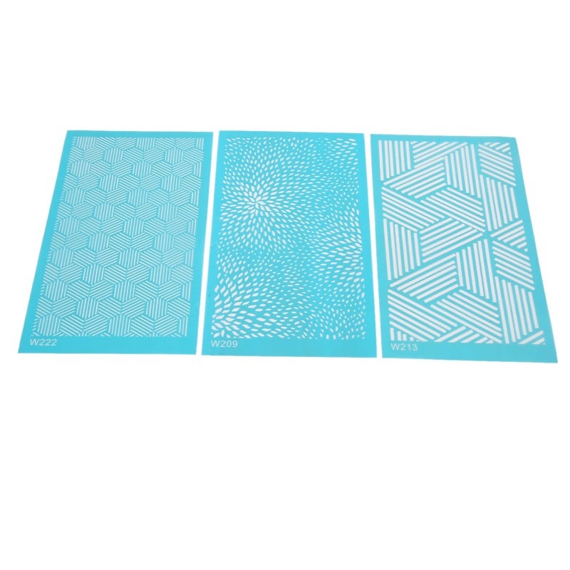 Silk Screen Stencils: 1pc Polyester Material - Reusable, Multi-Surface Compatible Polymer Clay Stencils for DIY Craft Enthusiasts, T Shirt & Canvas Decorators - Image 2