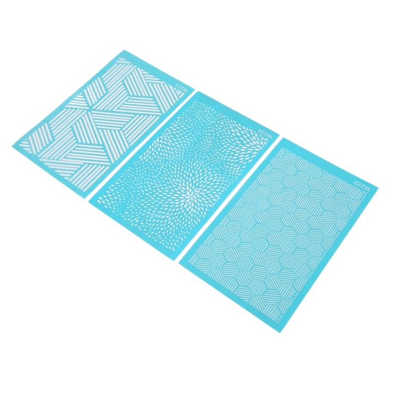 Silk Screen Stencils: 1pc Polyester Material - Reusable, Multi-Surface Compatible Polymer Clay Stencils for DIY Craft Enthusiasts, T Shirt & Canvas Decorators - Image 5