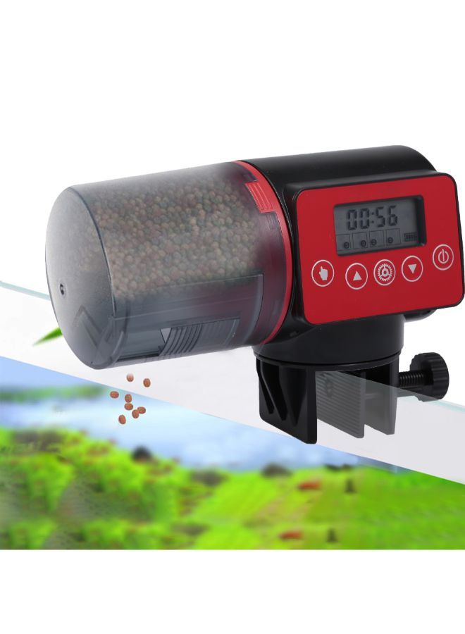 NIBEMINENT Automatic Electric Feeder For Fish Black 16.5x9x12cm - Image 2