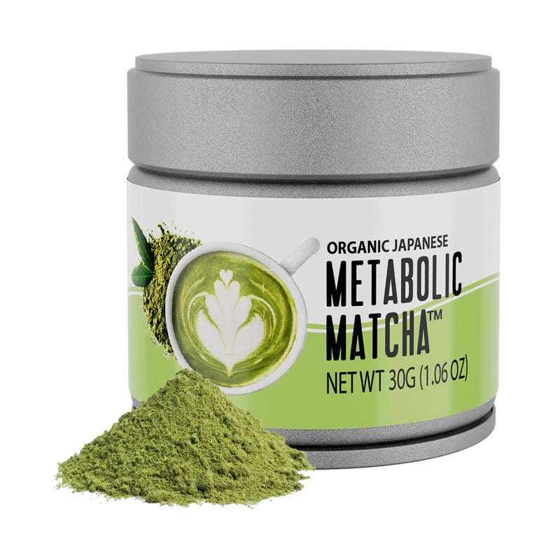 Naturalslim Japanese Organic Matcha Powder Green Tea - Metabolic Pure Japanese Matcha Tea Superfood with L-Theanine & Antioxidants for Metabolism, Energy, & Concentration - 30g - Image 1