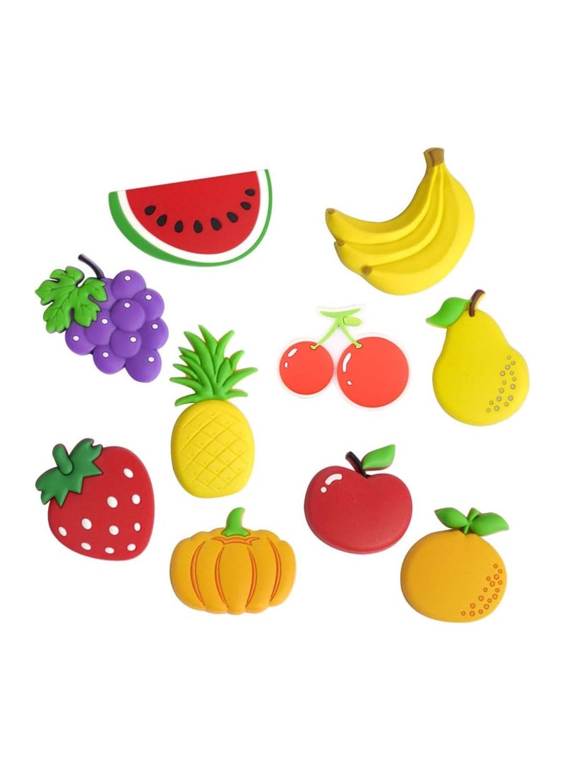 general 10pcs fruit fridge stickers, watermelon magnet fridge stickers, home decoration fridge stickers decoration - Image 1