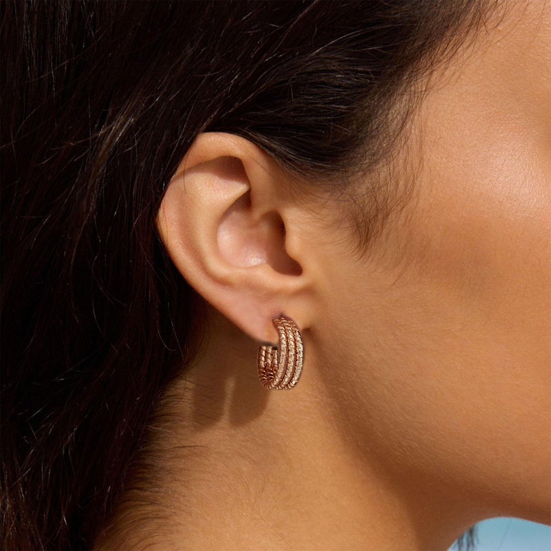 YEEZII Gold Hoop Earrings Set for Women, 18 Pairs Hypoallergenic Open Pearl Hoops Earring pack, Gold Statement Hoop Earrings for Women Trendy Jewelry - Image 5
