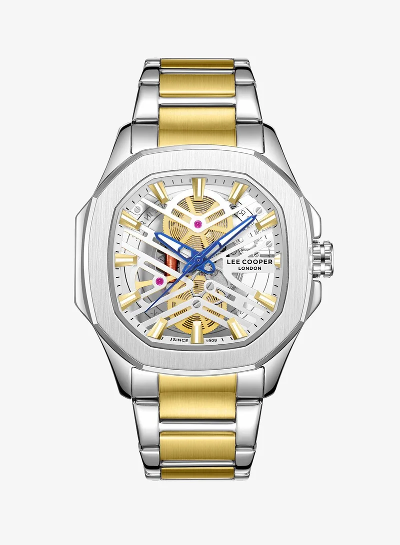 لي كوبر Men's METAL Analog Watch LC08246.230 - 45,1X51,5 mm