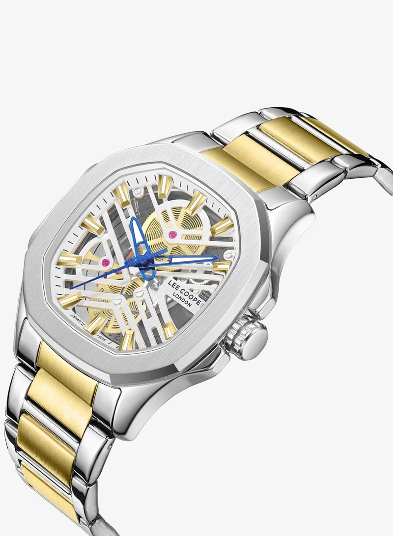 لي كوبر Men's METAL Analog Watch LC08246.230 - 45,1X51,5 mm