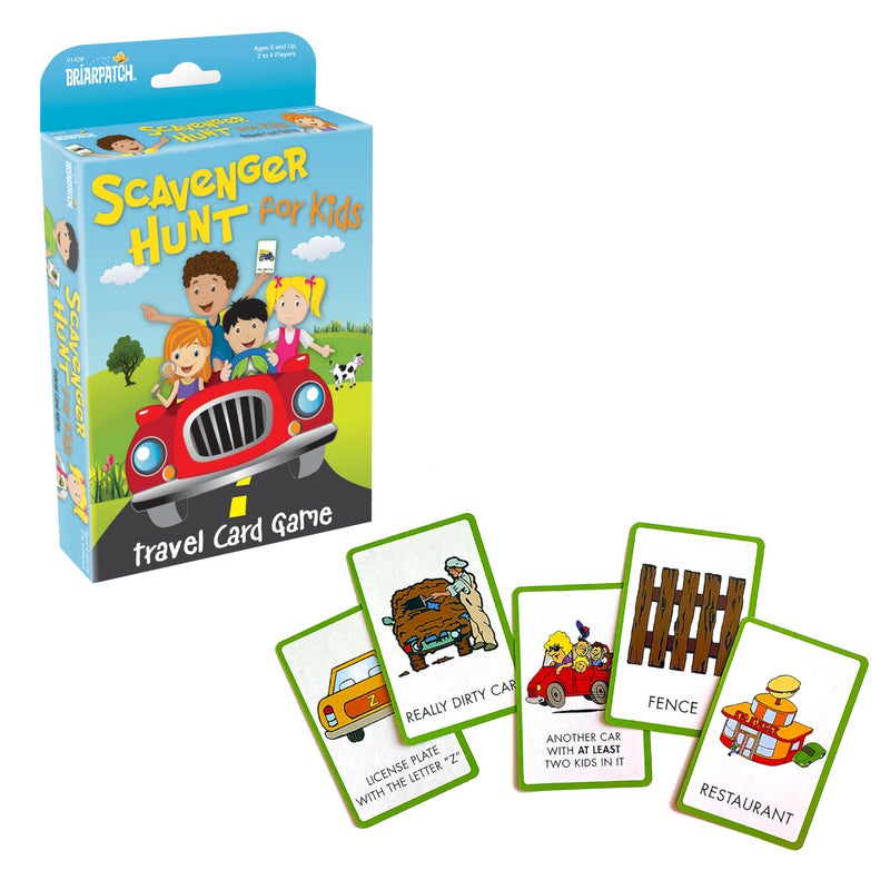 Briarpatch Travel Scavenger Hunt Card Game for Kids, Activities for Family Vacations, Road Trips and Car Rides, Ages 6 and Up - Image 1