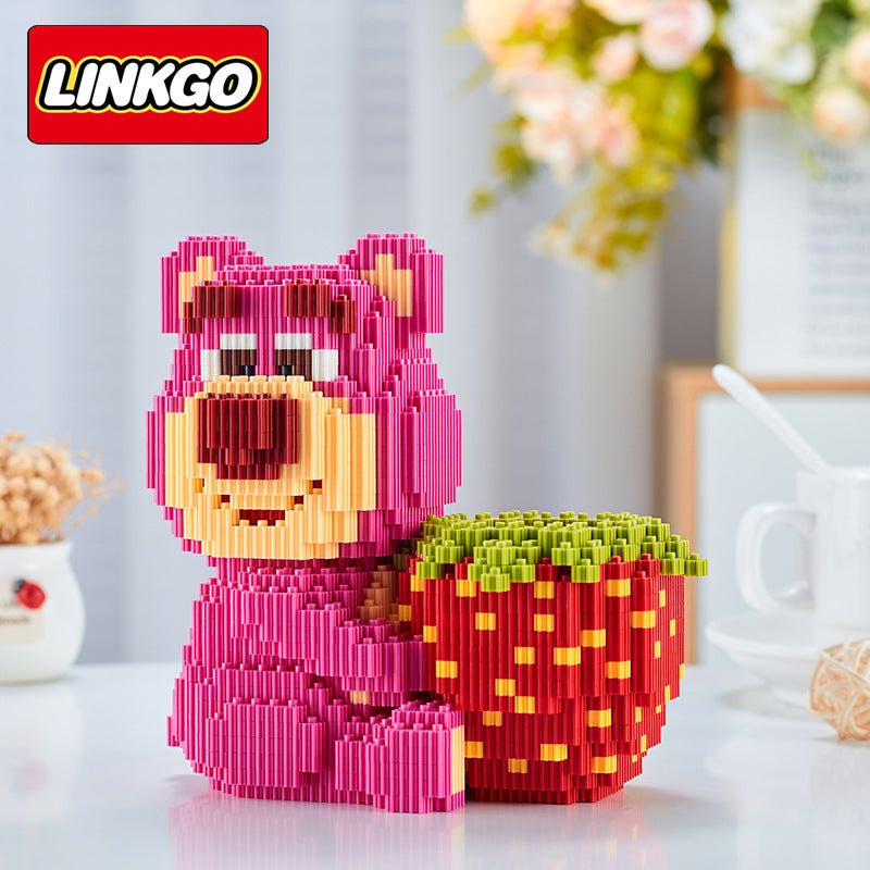 Le String Building Blocks 68343-68630 Series Particle Pen Container Assembled Student Stationery Ornaments Educational Toys - Image 5